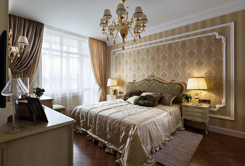 Спальня в классическом стиле: 60 фото дизайна интерьера | SALON