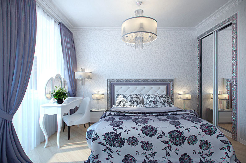 Дизайн спальни в классическом стиле. Готовые интерьеры, идеи для ремонта в Екатеринбурге